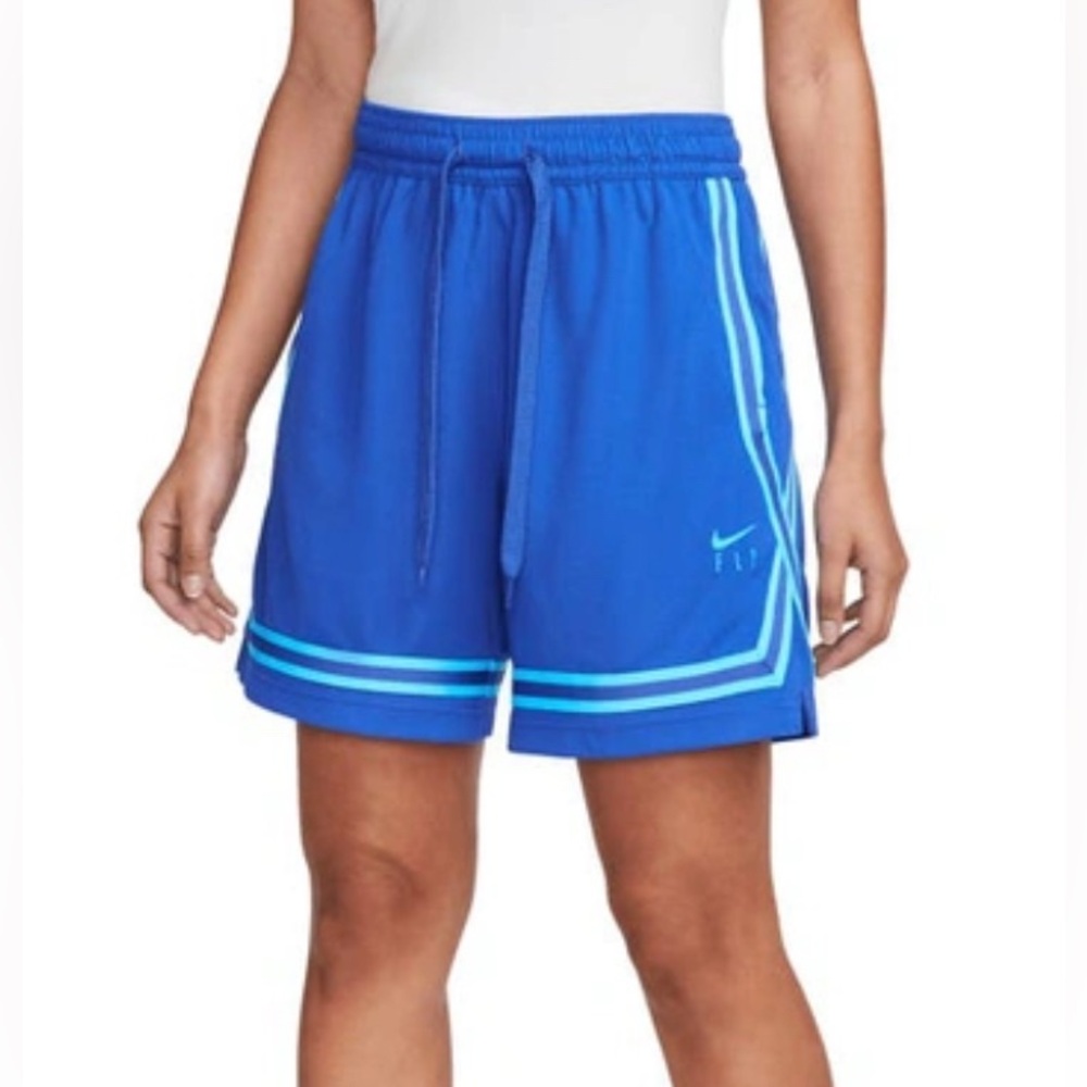 NWT [Nike] Fly Crossover 5" Blue Drawstring Basketball Shorts Women's Medium